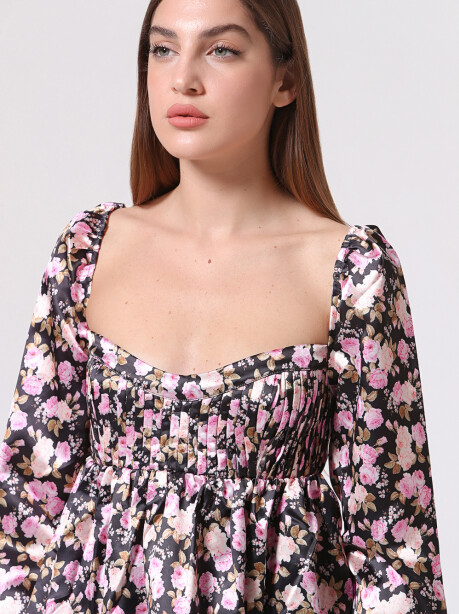 Floral printed dress - 6