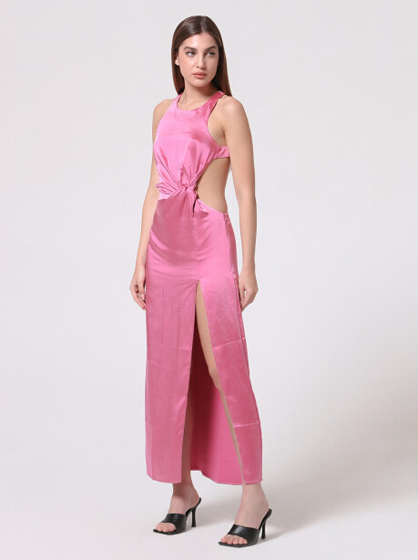 Long dress with porthole on the side - 6