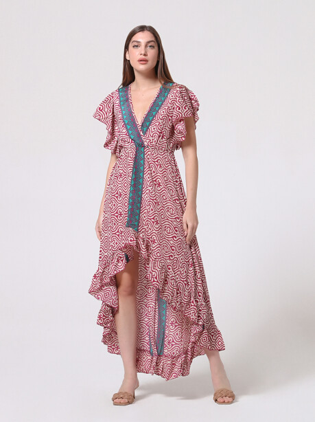 Vestito lungo in seta indiana - 4