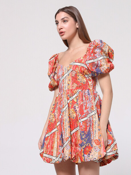 Printed patterned dress - 6