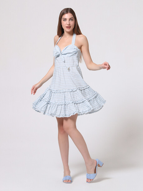 Patterned striped dress - 5