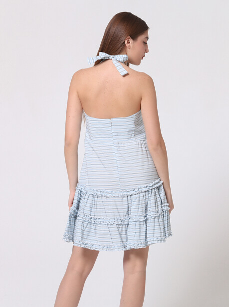 Patterned striped dress - 4