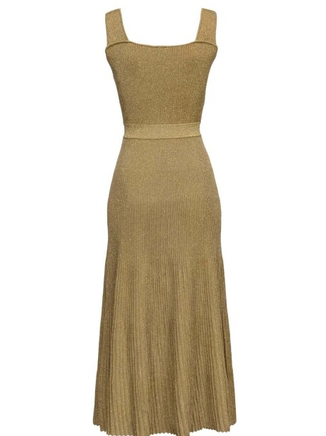 Vestito midi in maglia lurex - 2