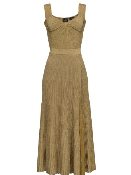 Vestito midi in maglia lurex - 1