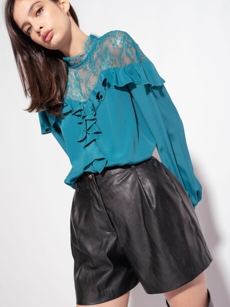 Short in similpelle - 3