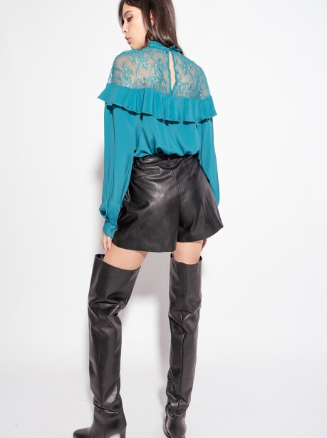 Short in similpelle - 2