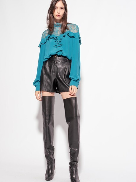 Short in similpelle - 4