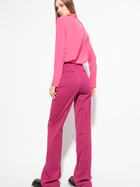 Silk blend crêpe de Chine blouse - 4