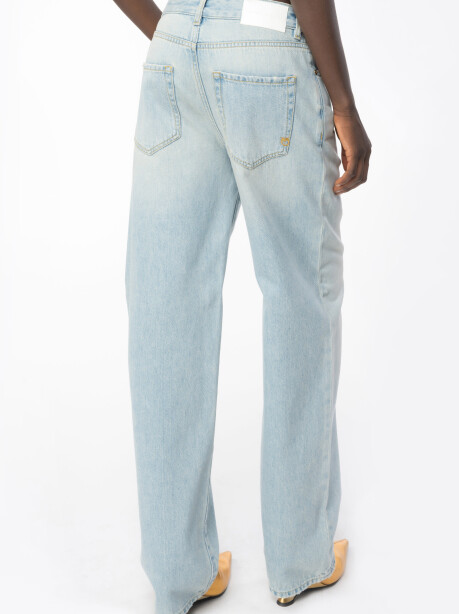 Jeans modello boyfriend vintage chiaro - 4