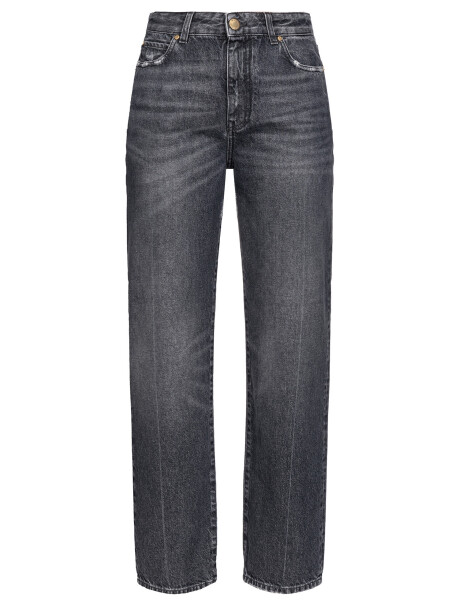 Jeans modello boyfriend vintage scuro - 1