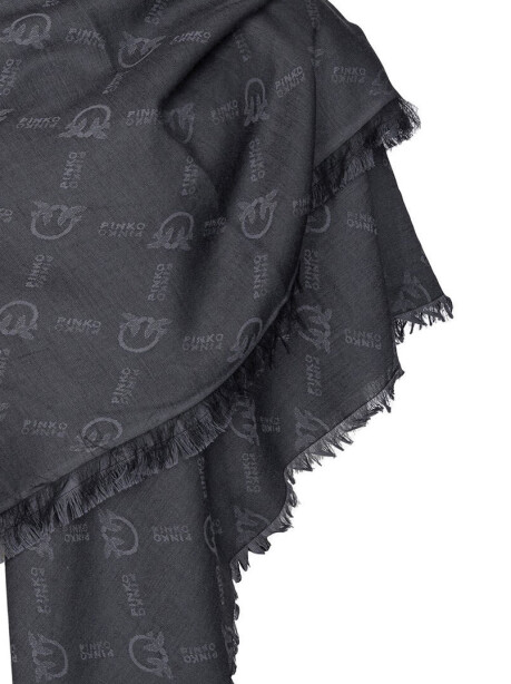 Sciarpa monogram in jacquard - 2