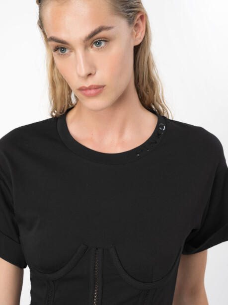 Bustier effect T-shirt - 4