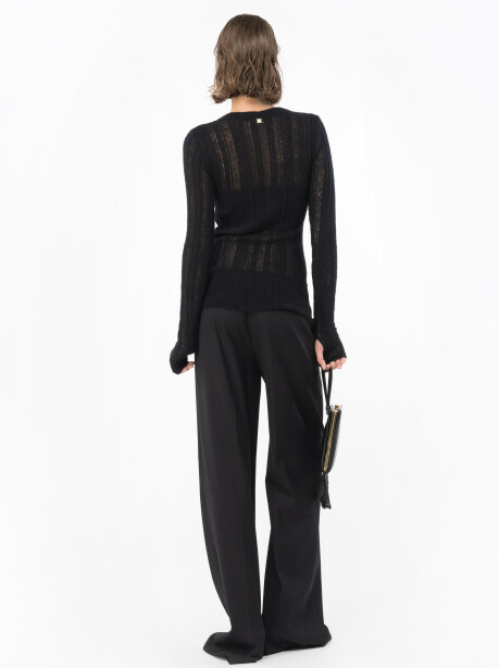 Slim-fit alpaca blend sweater - 2