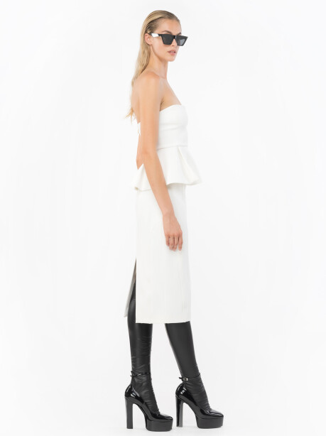 High-waisted midi skirt - 5