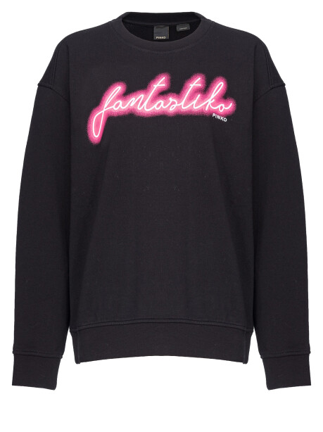 Crew-neck sweatshirt with print - 1