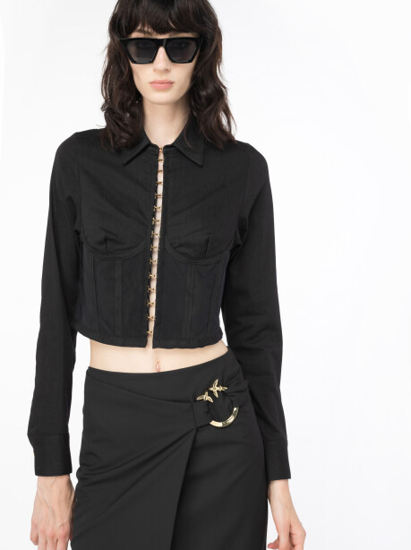 Crossed longuette with side buckle - 4