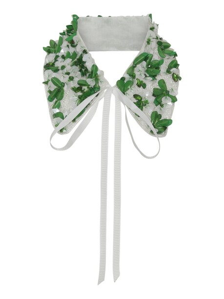 Collarino con applicazioni gioiello e paillettes - 1