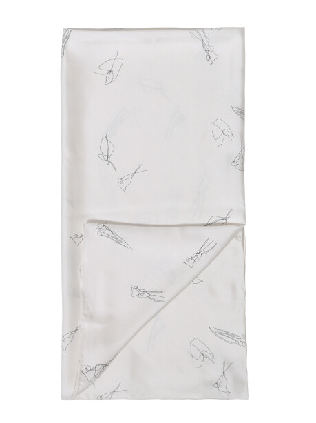 Foulards in 100% patterned silk - 1