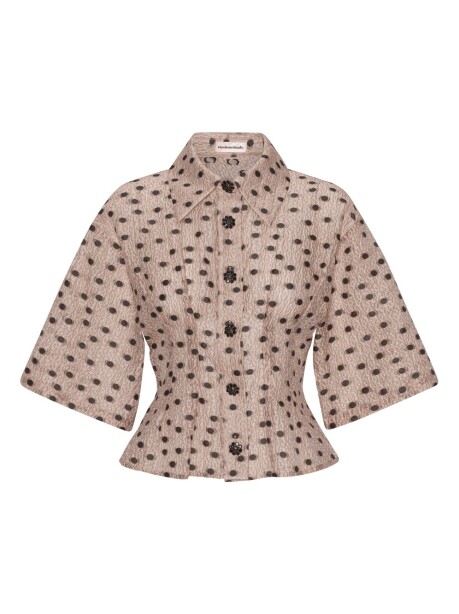 Polka dot patterned shirt - 1