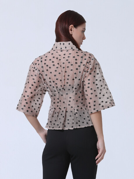 Polka dot patterned shirt - 5