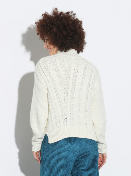 Cable-knit pullover - 2