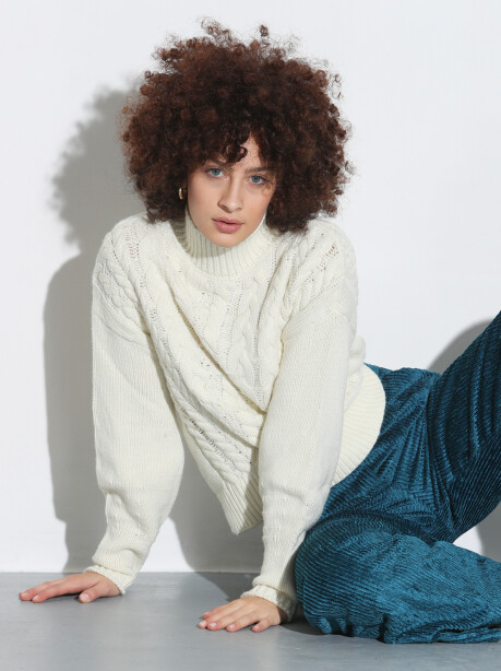 Cable-knit pullover - 3