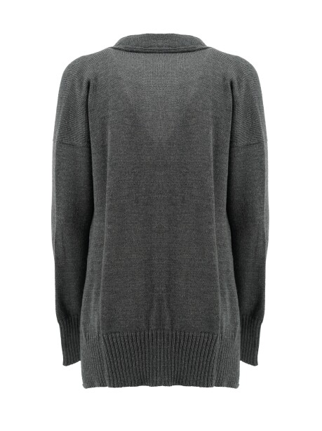 Cardigan con bottoni effetto madreperla - 2