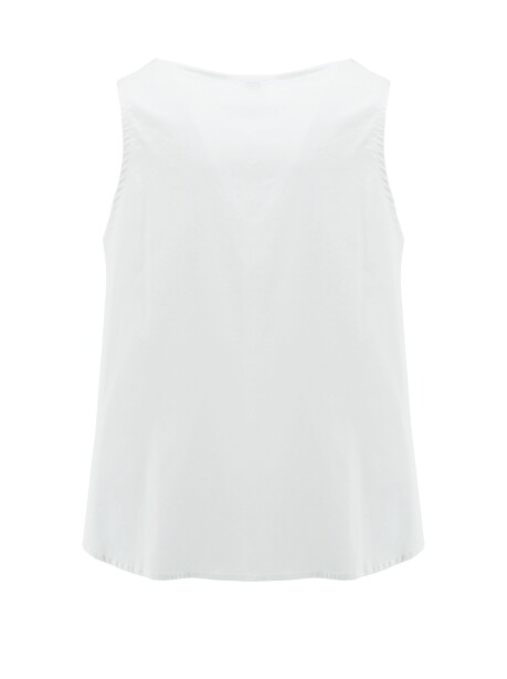 Blusa giromanica in cotone - 2