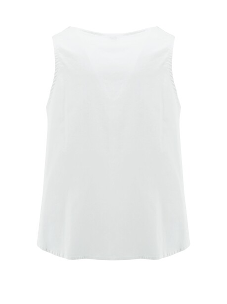 Blusa giromanica in cotone - 2