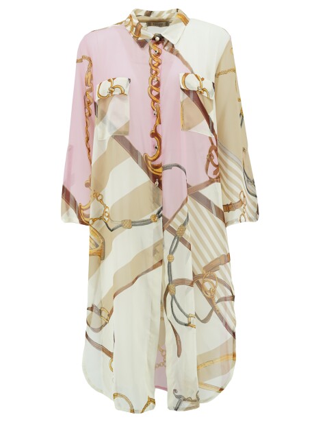 Patterned shirt model caftan - 1