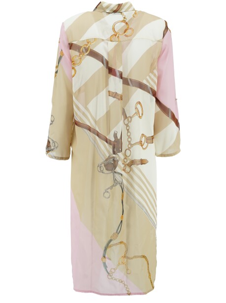 Patterned shirt model caftan - 2