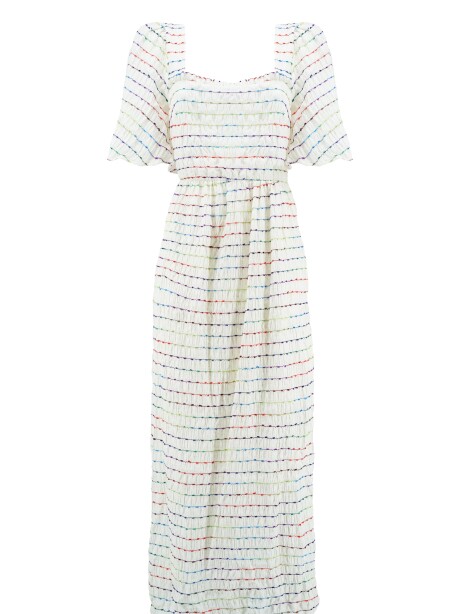 Vestito Gipsy con ricamo multicolore - 1
