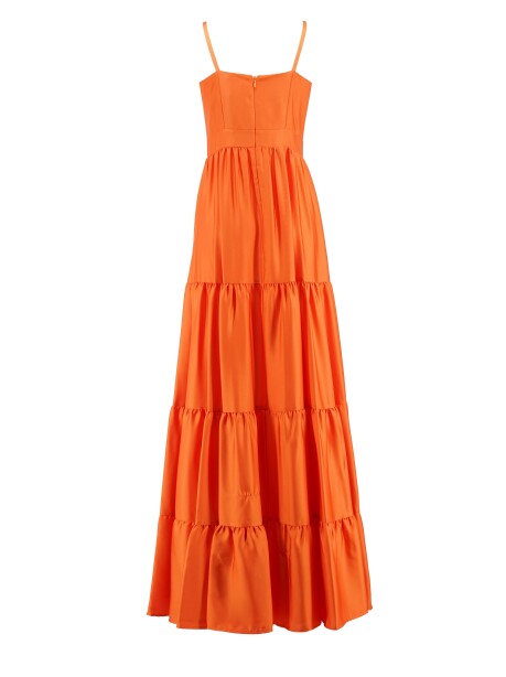 Long dress with square neckline - 2