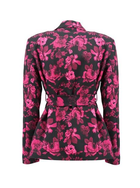 Floral patterned printed blazer - 2