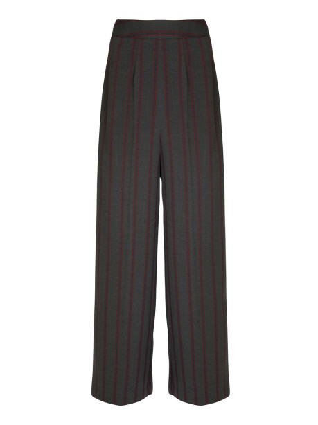 Wide striped trousers - 1