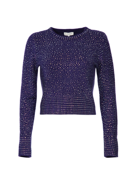 Full crystal decorated sweater - 1