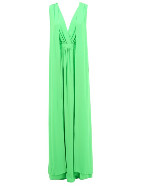 Long dress with side slits on the shoulders - 1