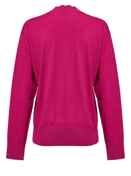 Pullover scollo a V con ricamo - 2