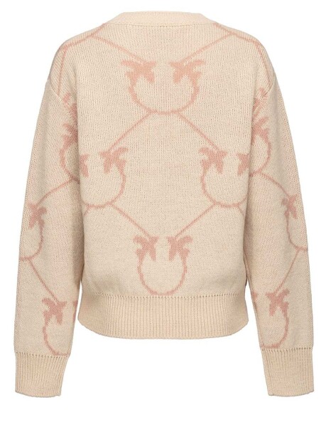 Pullover jacquard fantasia monogram - 2