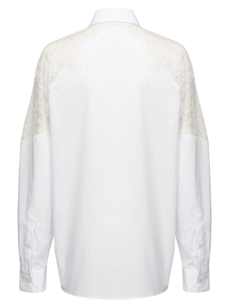 Camicia con inserti di pizzo - 2