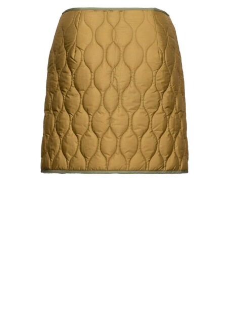 Quilted miniskirt in technical canvas - 2