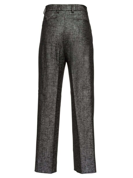 Pantaloni grisaglia in lurex - 2