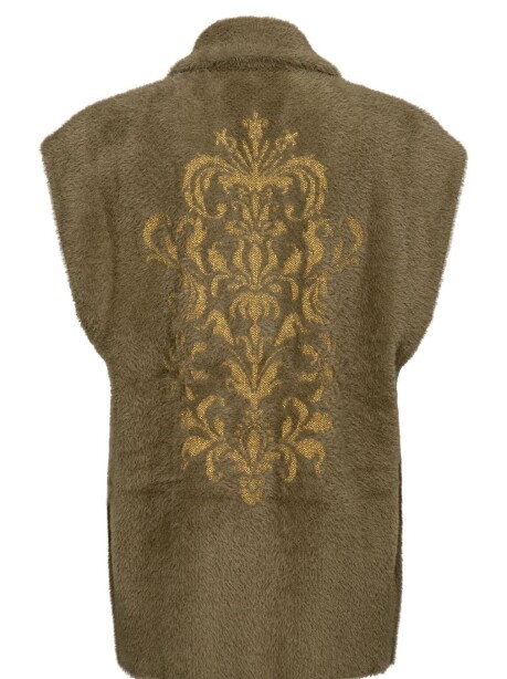 Maxi gilet in eco pelliccia - 2