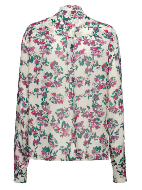 Floral print georgette blouse - 2