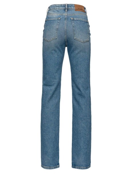 Jeans flare con zip sul fondo - 2