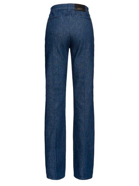 Pantalone flare in denim flat wash - 2