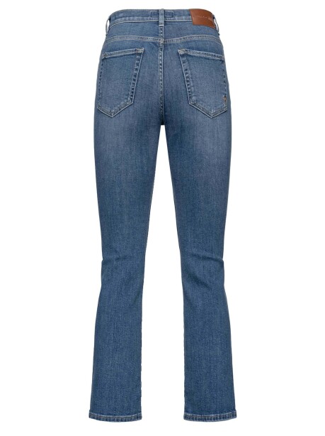 Jeans modello bootcut in denim stretch - 2