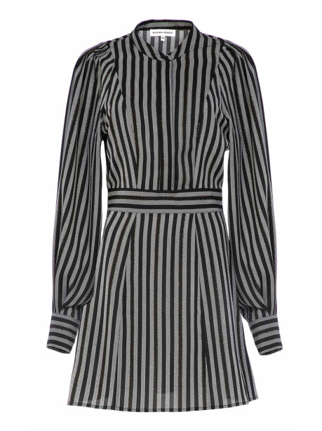 Laminated striped dress - 1