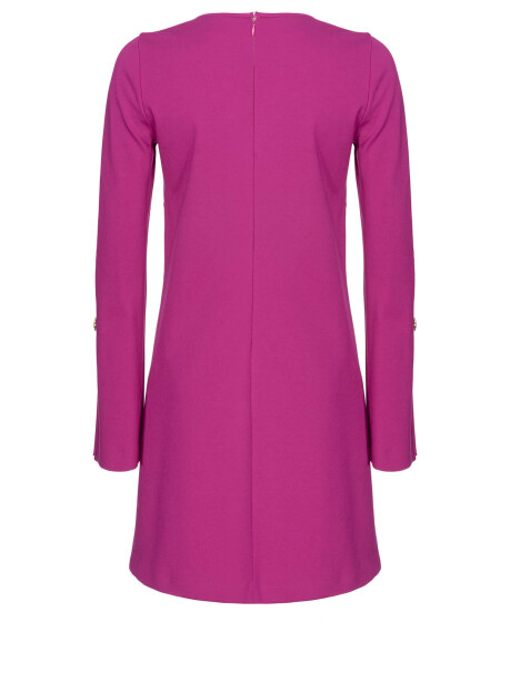 Short A-line dress with buttons - 2