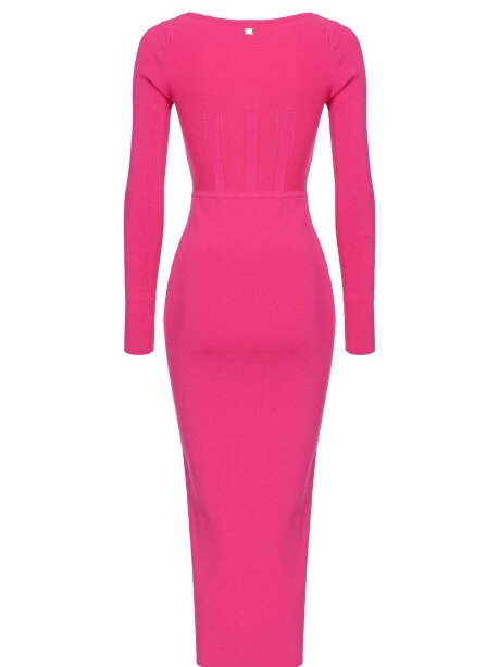 Vestito midi con lavorazione vanisé - 2